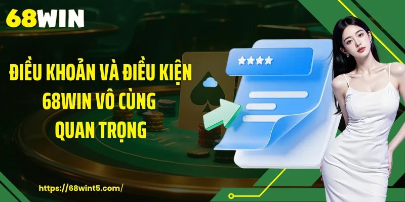 Điều khoản và điều kiện 68WIN vô cùng quan trọng