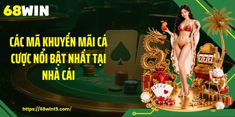 Các mã khuyến mãi cá cược nổi bật nhất tại nhà cái