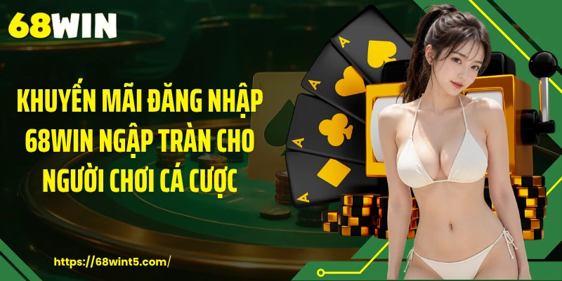 Khuyến mãi đăng nhập 68WIN ngập tràn cho người chơi cá cược