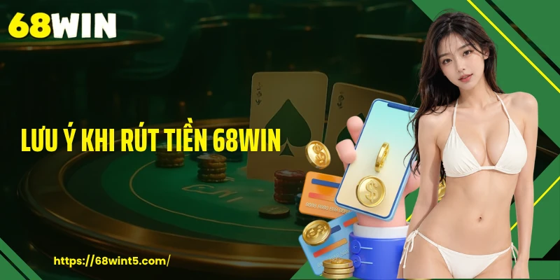 Lưu ý khi rút tiền 68WIN